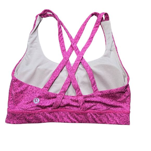 ❤️FINAL SALE❤️ Lululemon Energy Bra - Sparkle Pink - Picture 3 of 6